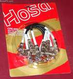 Hosa Professional Effect Pedals Patch Cords - 6 in. - 6 pack CPE-606